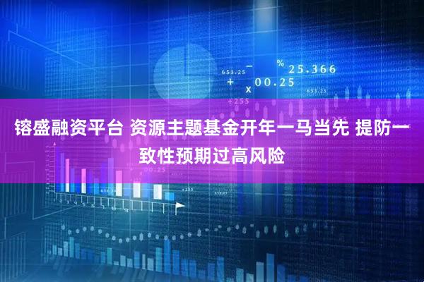 镕盛融资平台 资源主题基金开年一马当先 提防一致性预期过高风险